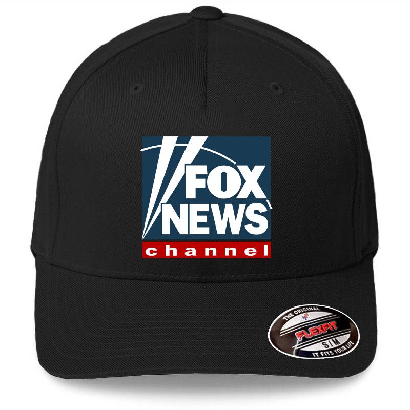 F O X fox News Logo Flexfit Baseball Cap