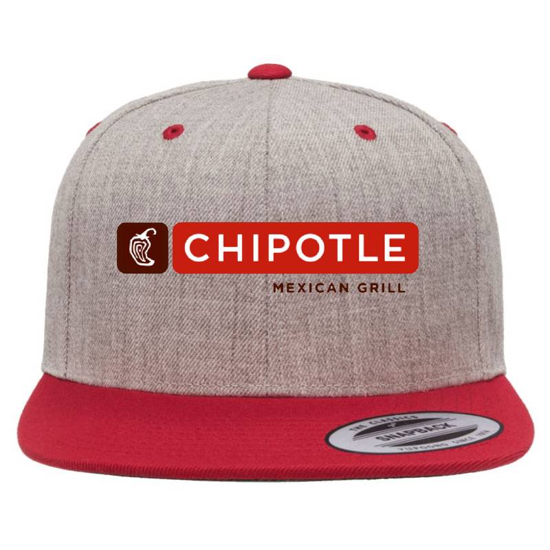 Chipotle Logo Premium Flat Bill Snapback Cap